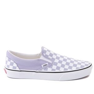 NEW Lilac Checkerboard Classic Slip-On Shoes